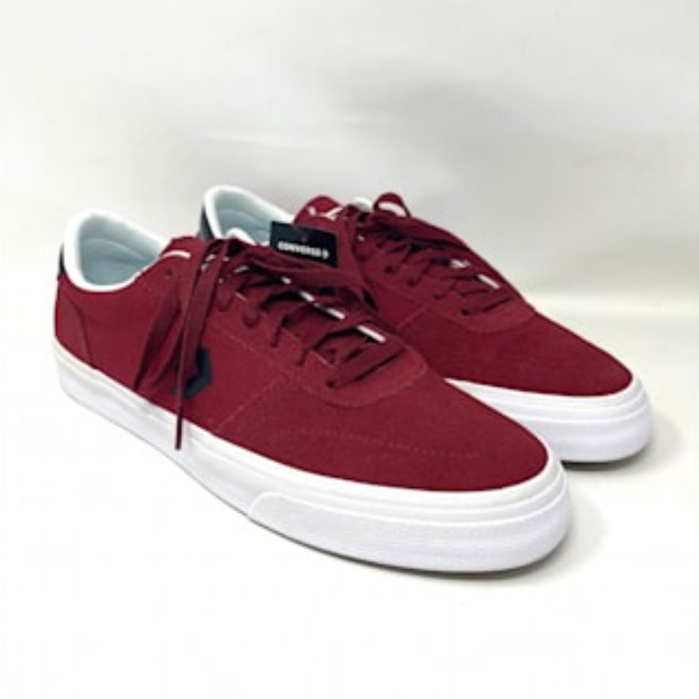 💖MEGA SALE💖Converse Boulevard  Men OX Back Alley Brick White Red  Nubuck 17072 - Picture 10 of 13